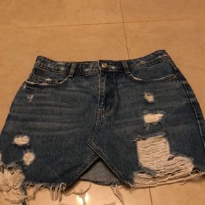 Denim skirt